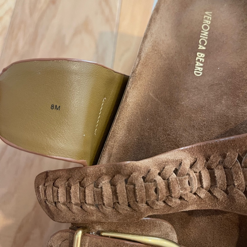 Veronica Beard Paige Sandal in Hazelwood - Picture 8 of 9